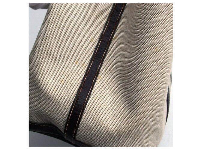 Hermès Garden PM Tote Bag Beige Dunkelbraun - Ansicht 7