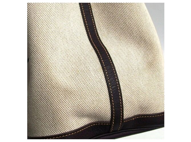 Hermès Garden PM Tote Bag Beige Dunkelbraun - Ansicht 9