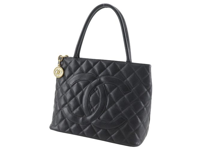 Chanel Medaillon Tote Bag Schwarz - Ansicht 2