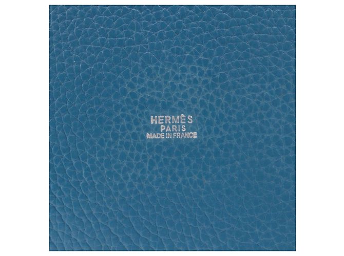 Borsa a Spalla Hermès Manjoir MM Blu - vista 13