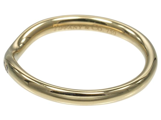 Anello a banda curva Tiffany & Co. D'oro - vista 8