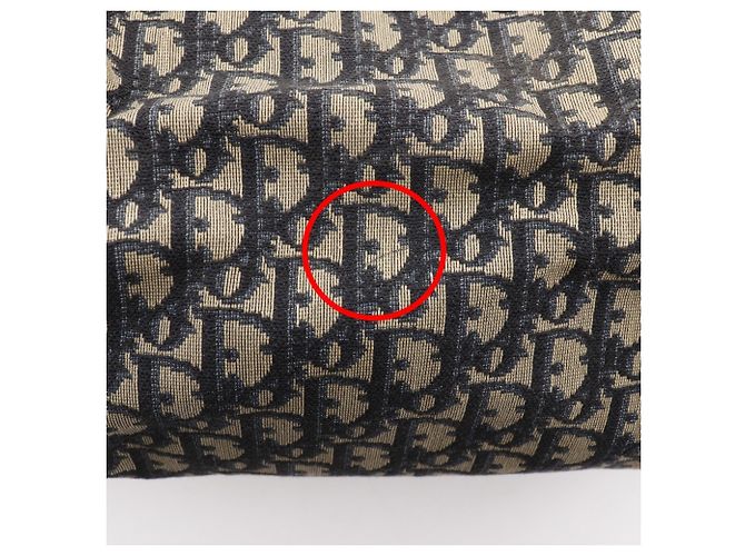 Borsa Mini Boston Trotter Christian Dior Blu navy - vista 10