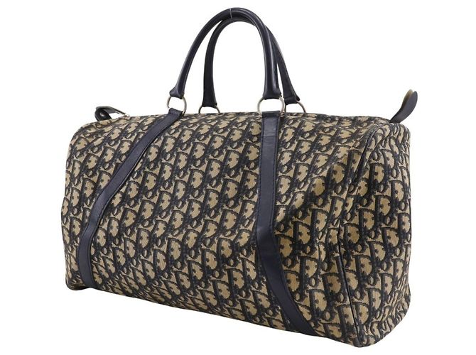 Borsa Mini Boston Trotter Christian Dior Blu navy - vista 2
