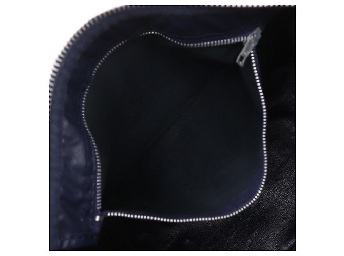 Borsa Mini Boston Trotter Christian Dior Blu navy - vista 7