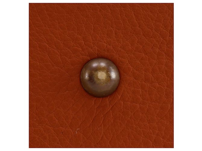 Borsa Tote Hermès Tar Marrone in Pelle Taurillon Clemence - vista 10