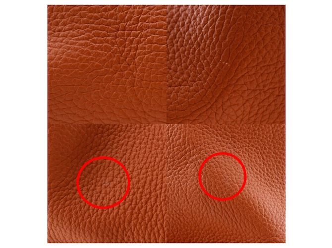 Borsa Tote Hermès Tar Marrone in Pelle Taurillon Clemence - vista 12