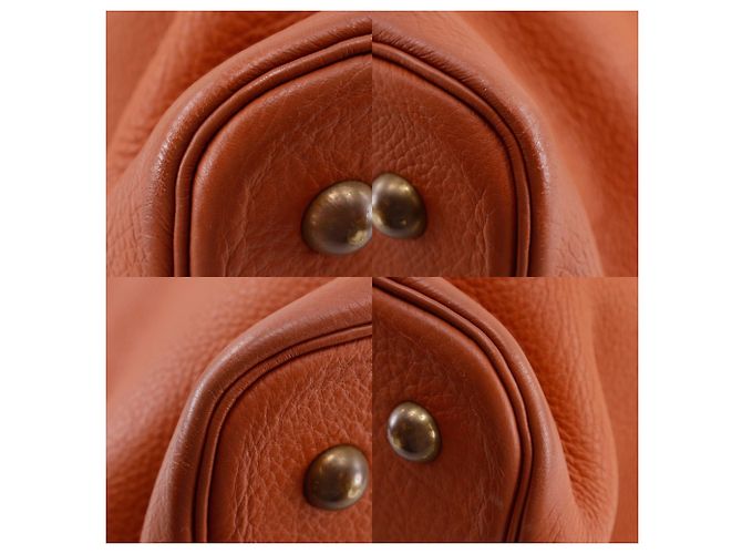 Borsa Tote Hermès Tar Marrone in Pelle Taurillon Clemence - vista 4