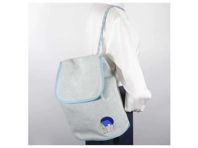 Blauer Les Cabans Rucksack von Hermès - Ansicht 11