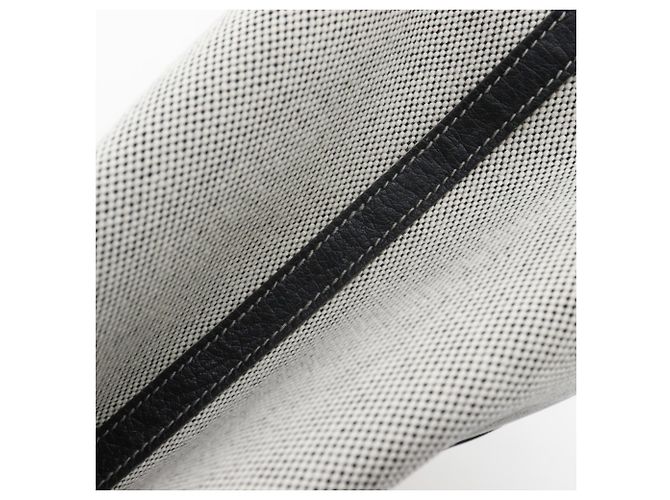 Borsa Tote Hermès Garden Party 36 PM Marrone Nero Bianco - vista 10
