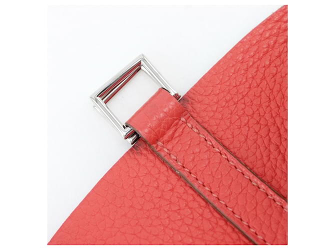 Borsa Hermès Picotin Lock 22 M Rosso - vista 12
