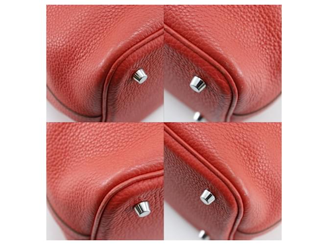 Borsa Hermès Picotin Lock 22 M Rosso - vista 4