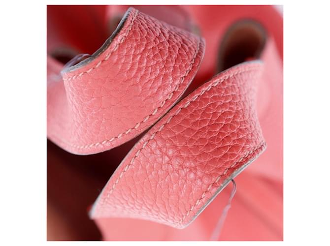 Borsa Hermès Picotin Lock 22 M Rosso - vista 5