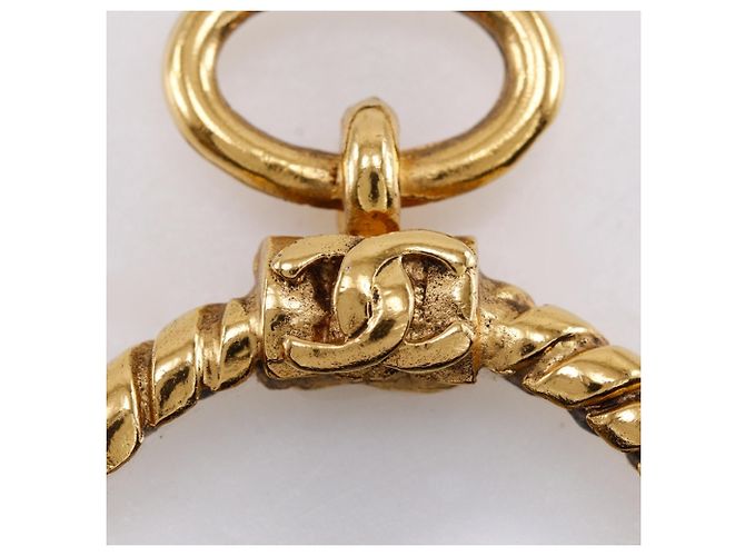 Collana Pendente Loupe Vintage Chanel D'oro - vista 12