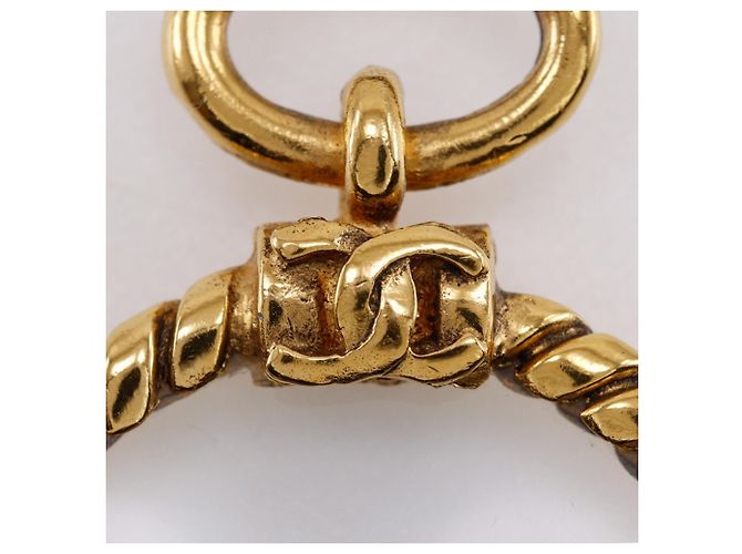 Collana Pendente Loupe Vintage Chanel D'oro - vista 13