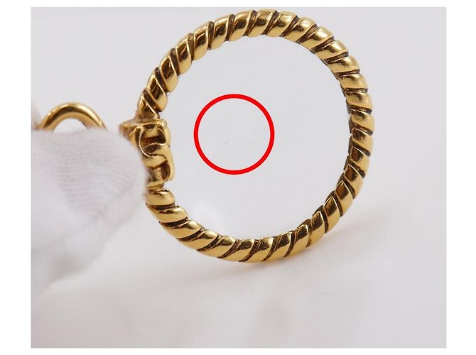 Collana Pendente Loupe Vintage Chanel D'oro - vista 14