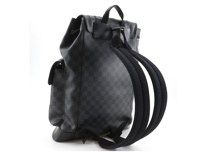 Zaino Christopher PM Louis Vuitton Nero - vista 3