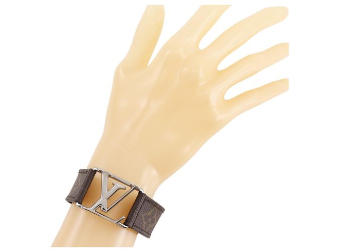 Bracciale in charm marrone Louis Vuitton - vista 2