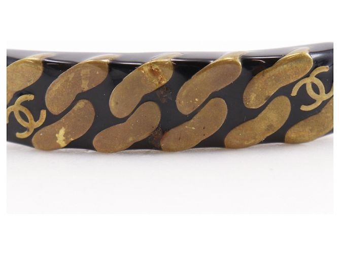 Fermaglio Coco Mark di Chanel Nero D'oro - vista 10