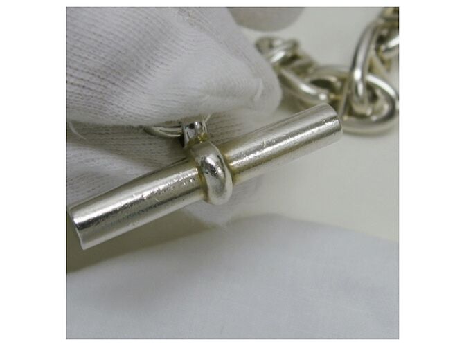 Hermès Chaine d'Ancre GM Silber Charm-Armband - Ansicht 10