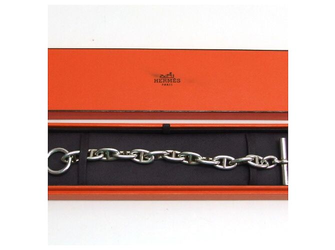 Hermès Chaine d'Ancre GM Silber Charm-Armband - Ansicht 4