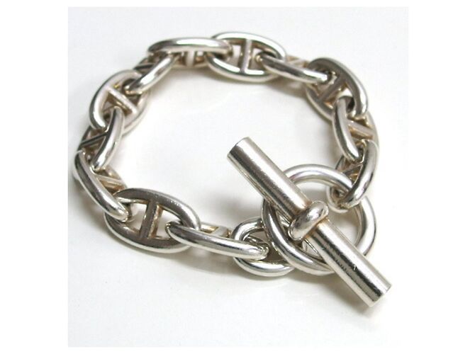 Hermès Chaine d'Ancre GM Silber Charm-Armband - Ansicht 5