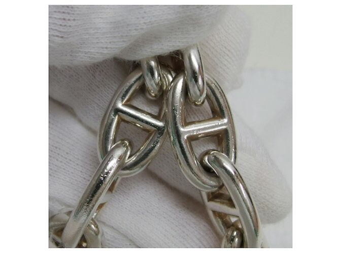 Hermès Chaine d'Ancre GM Silber Charm-Armband - Ansicht 7