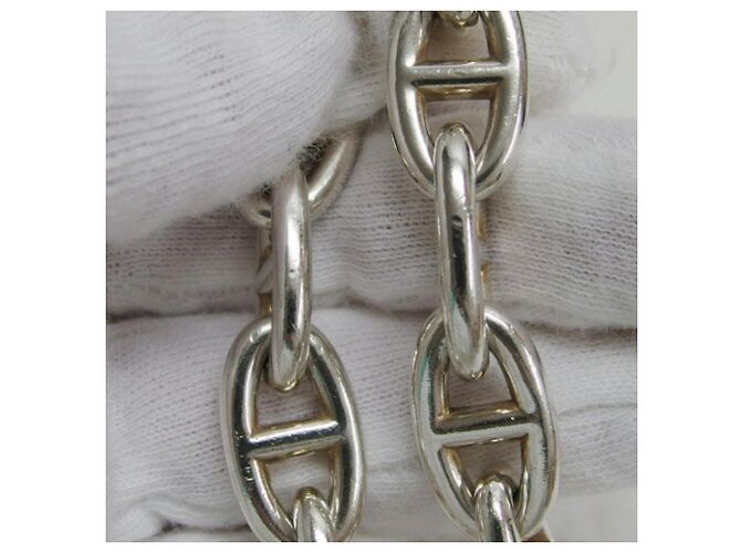 Hermès Chaine d'Ancre GM Silber Charm-Armband - Ansicht 9