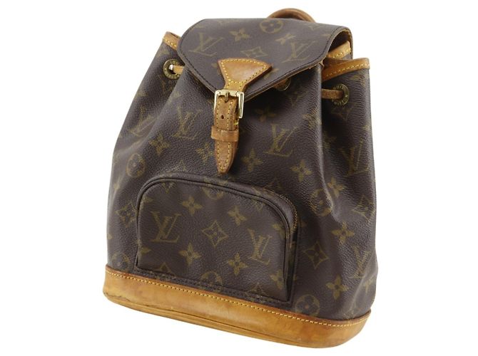 Zaino Mini Montsouris Louis Vuitton Marrone - vista 2