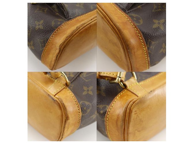 Zaino Mini Montsouris Louis Vuitton Marrone - vista 4
