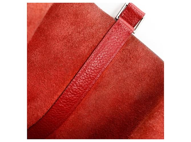 Borsa Hermès Picotin Lock GM Rosso - vista 11