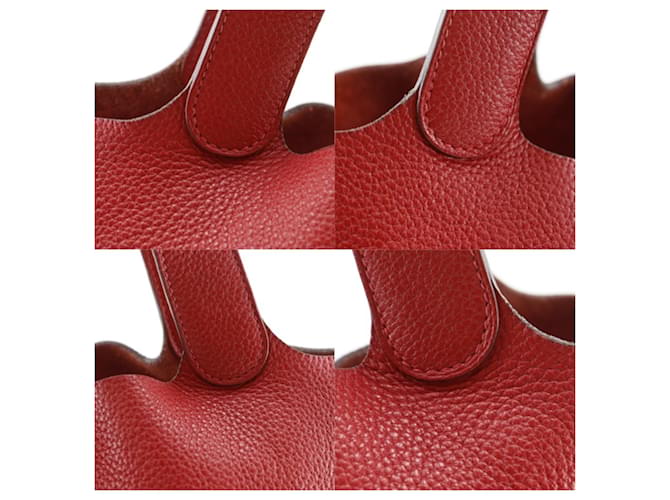 Borsa Hermès Picotin Lock GM Rosso - vista 17
