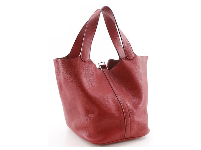 Borsa Hermès Picotin Lock GM Rosso - vista 3