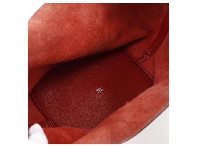 Borsa Hermès Picotin Lock GM Rosso - vista 6