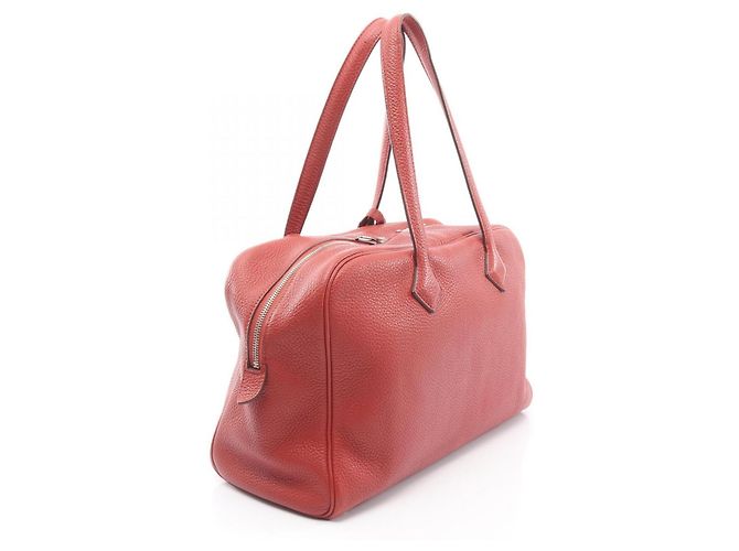 Borsa Hermès Victoria 35 Bordò - vista 2