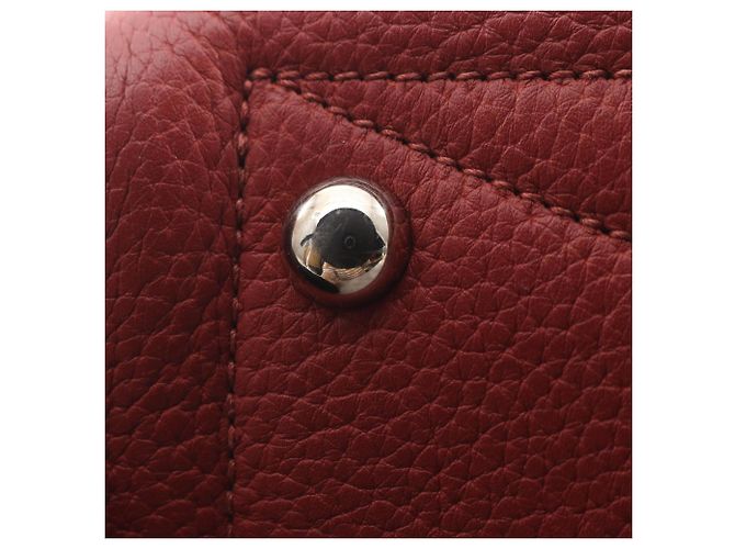 Borsa Hermès Victoria 35 Bordò - vista 9