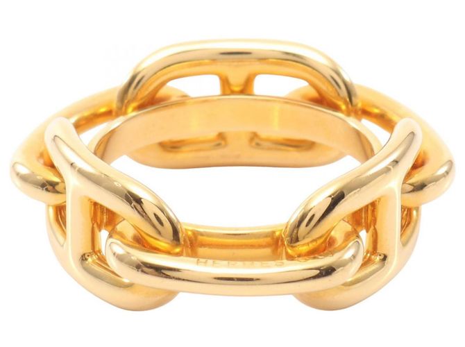 Ring Anello per sciarpa Chaine d'Ancre di Hermès in oro D'oro - vista 2