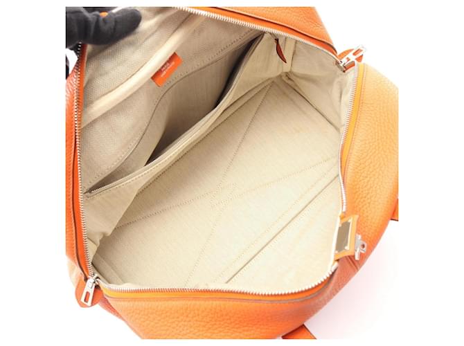 Borsa Hermès Victoria 35 Arancione - vista 3