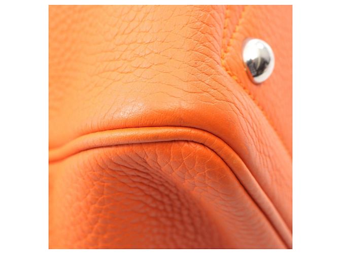 Borsa Hermès Victoria 35 Arancione - vista 8