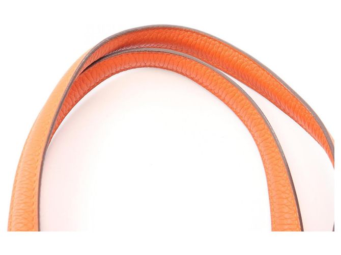 Borsa Hermès Victoria 35 Arancione - vista 9