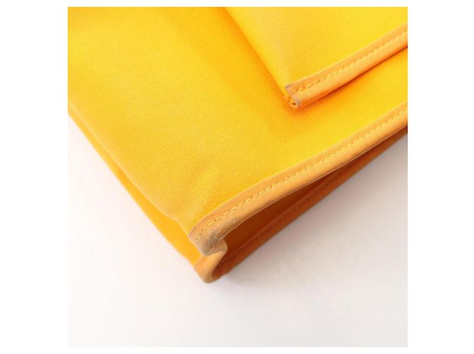 Sac à main Hermès Herbag Zip PM Marron Orange Moutarde - vue 6