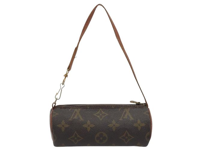 Pochette Papillon Mini in Tela Monogram Louis Vuitton Marrone - vista 2
