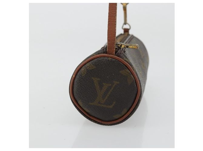 Pochette Papillon Mini in Tela Monogram Louis Vuitton Marrone - vista 4