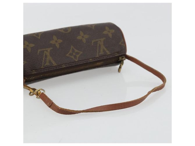 Pochette Papillon Mini in Tela Monogram Louis Vuitton Marrone - vista 6