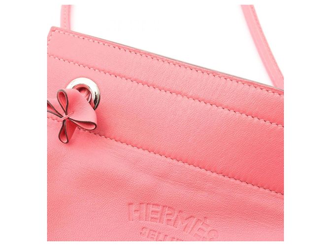 Borsa a Spalla Aline Mini di Hermès Rosa - vista 9