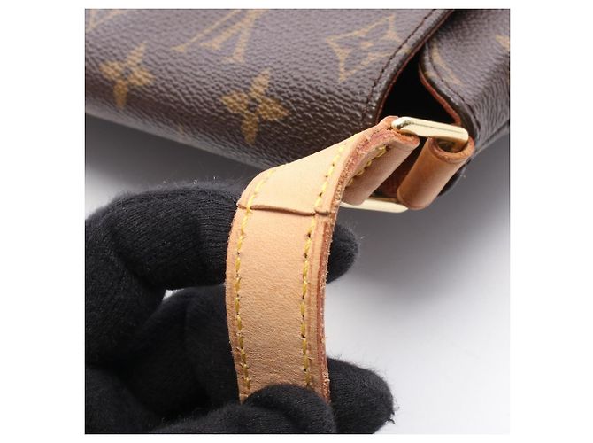 Borsa a Spalla Musette Salsa Louis Vuitton Marrone - vista 7