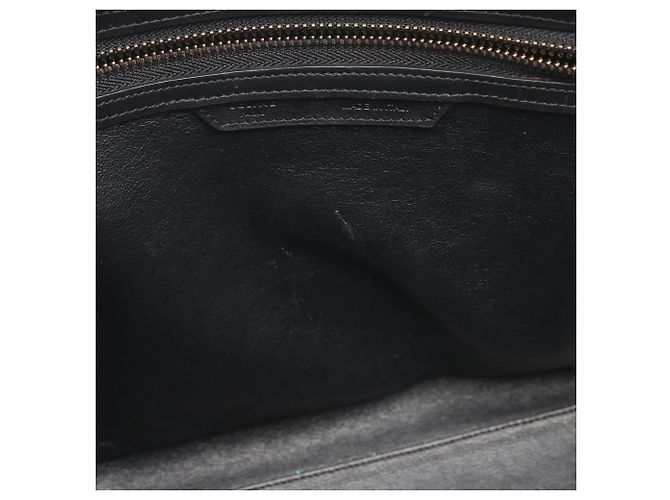 Céline Borsa a mano Celine Luggage Mini Shopper Marrone Nero Blu - vista 11