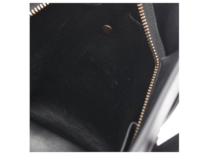 Céline Borsa a mano Celine Luggage Mini Shopper Marrone Nero Blu - vista 12