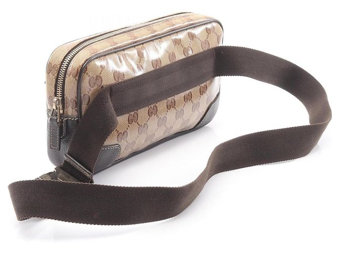 Marsupio Gucci GG Crystal Marrone Beige - vista 2