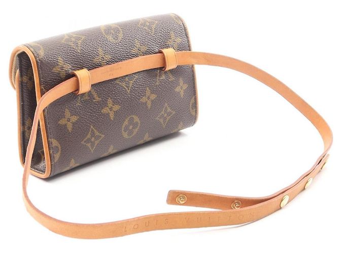 Borsa a vita Pochette Florentine Louis Vuitton Marrone - vista 2