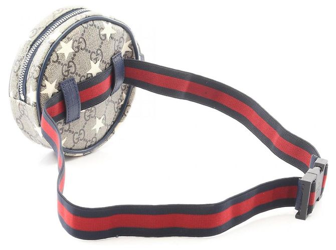 Borsa a vita/borsa a mano Gucci per bambini GG Supreme Star Beige Blu navy - vista 2